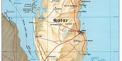 નવા ઔદ્યોગિક વિસ્તાર કતાર નકશો